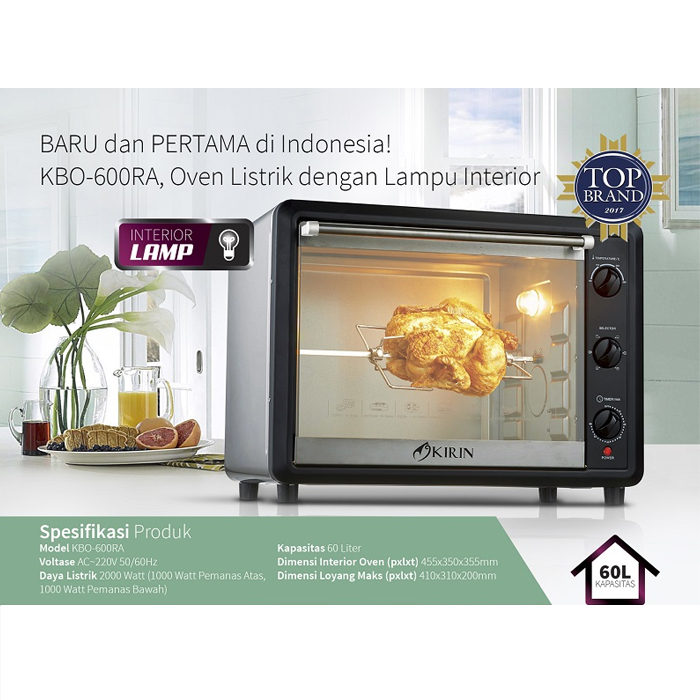 Kirin Oven Toaster - KBO-600RA
